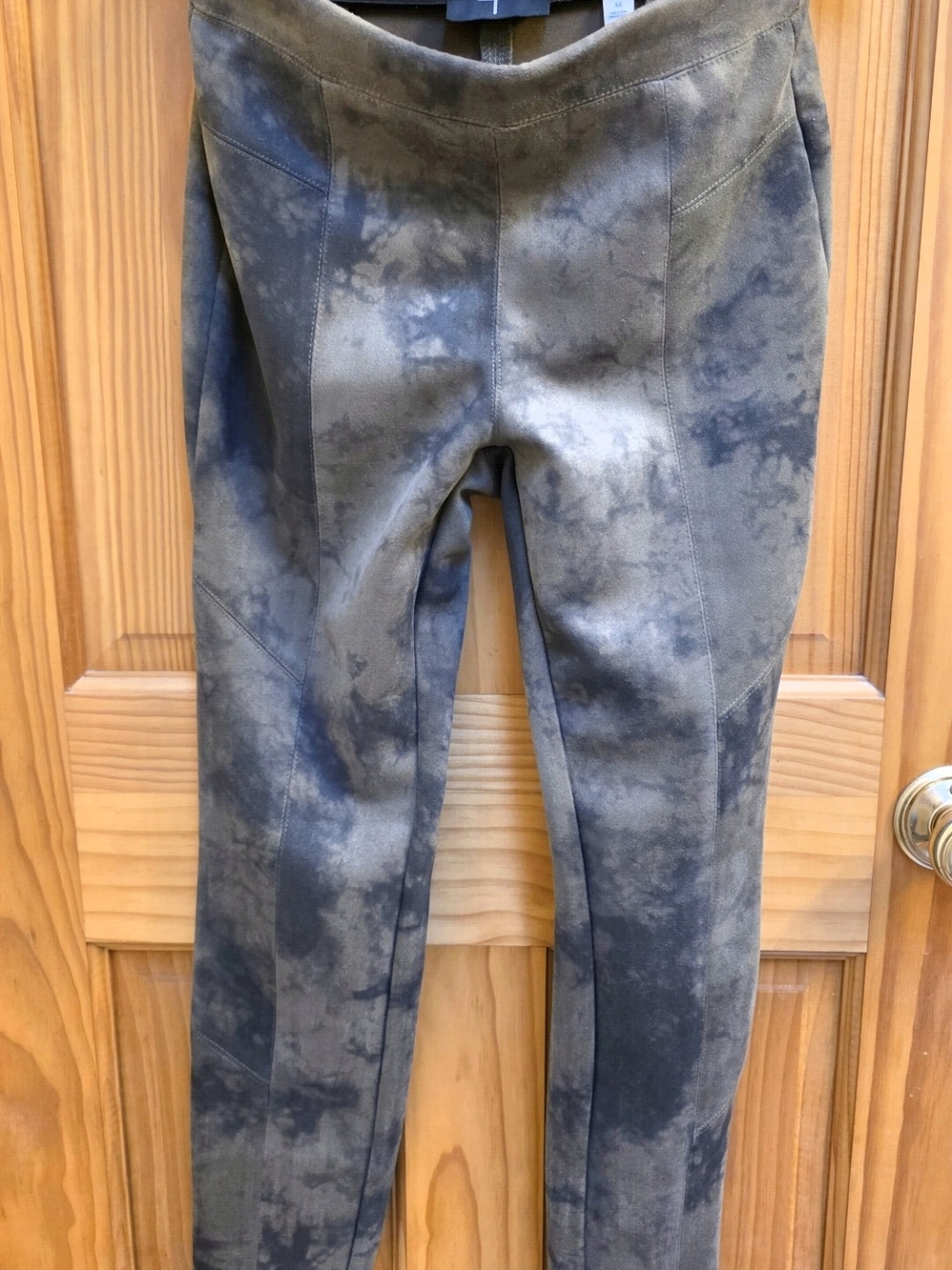 Tahari Gray Tie-Dye Track Joggers